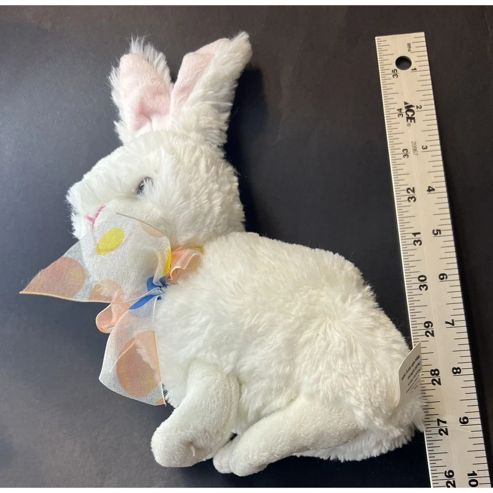 Hallmark White Rabbit Plush 9